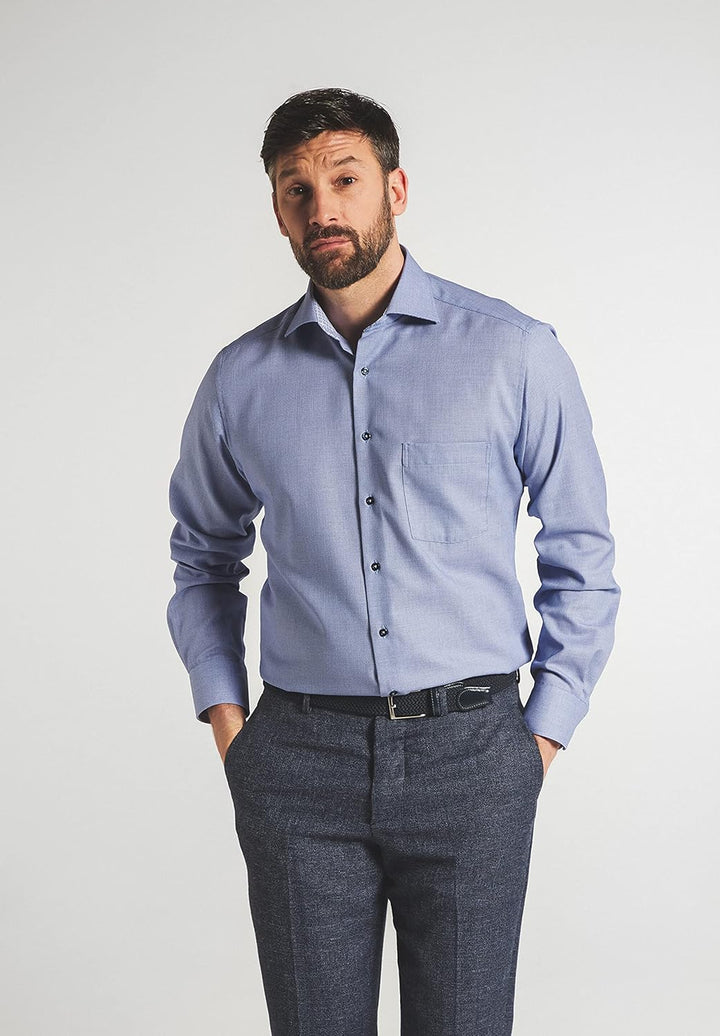eterna Hemd MODERN FIT 46 Blau, 46 Blau