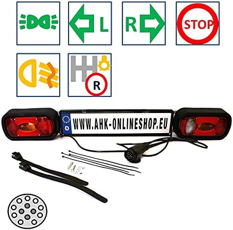 Fahrradträger für Anhängerkupplung AHK für 4 Räder - Quick Lock MODERN 13 PIN mit Schnellkupplung