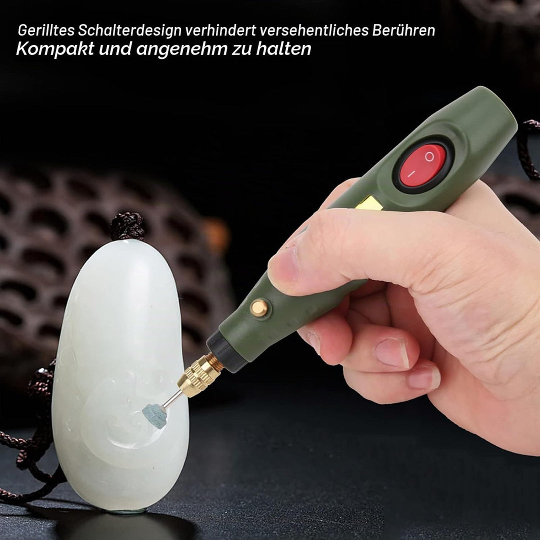 Elektrische Mini Bohrmaschine, Schleifmaschine Mini Schnitzbohrmaschine Engaver Holzschnitzerei Bohr