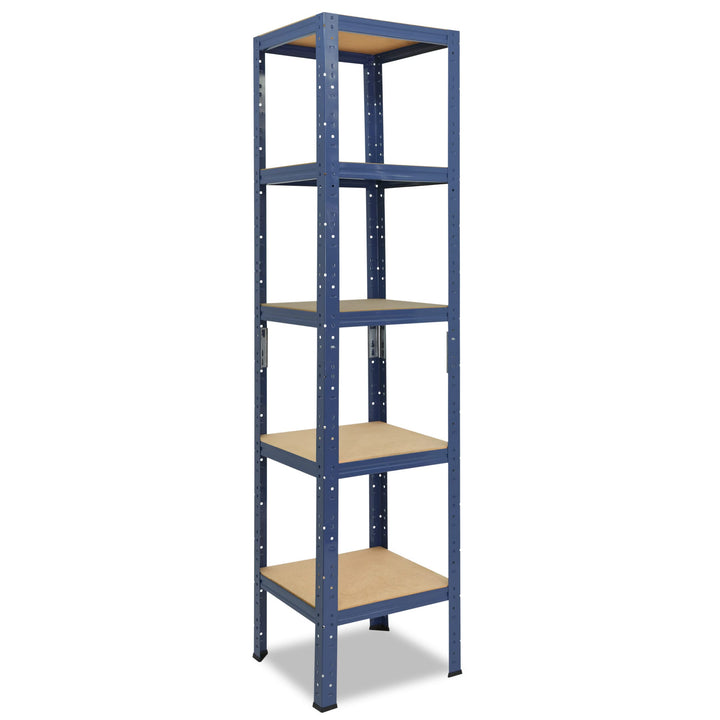 shelfplaza® 180x50x50cm Home Schwerlastregal blau/Metallregal mit 5 Böden/Kellerregal Metall, Garage