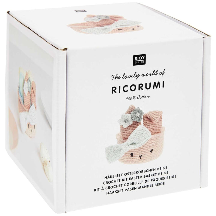 Ricorumi Häkel-Set "Oster-Körbchen beige", Beige
