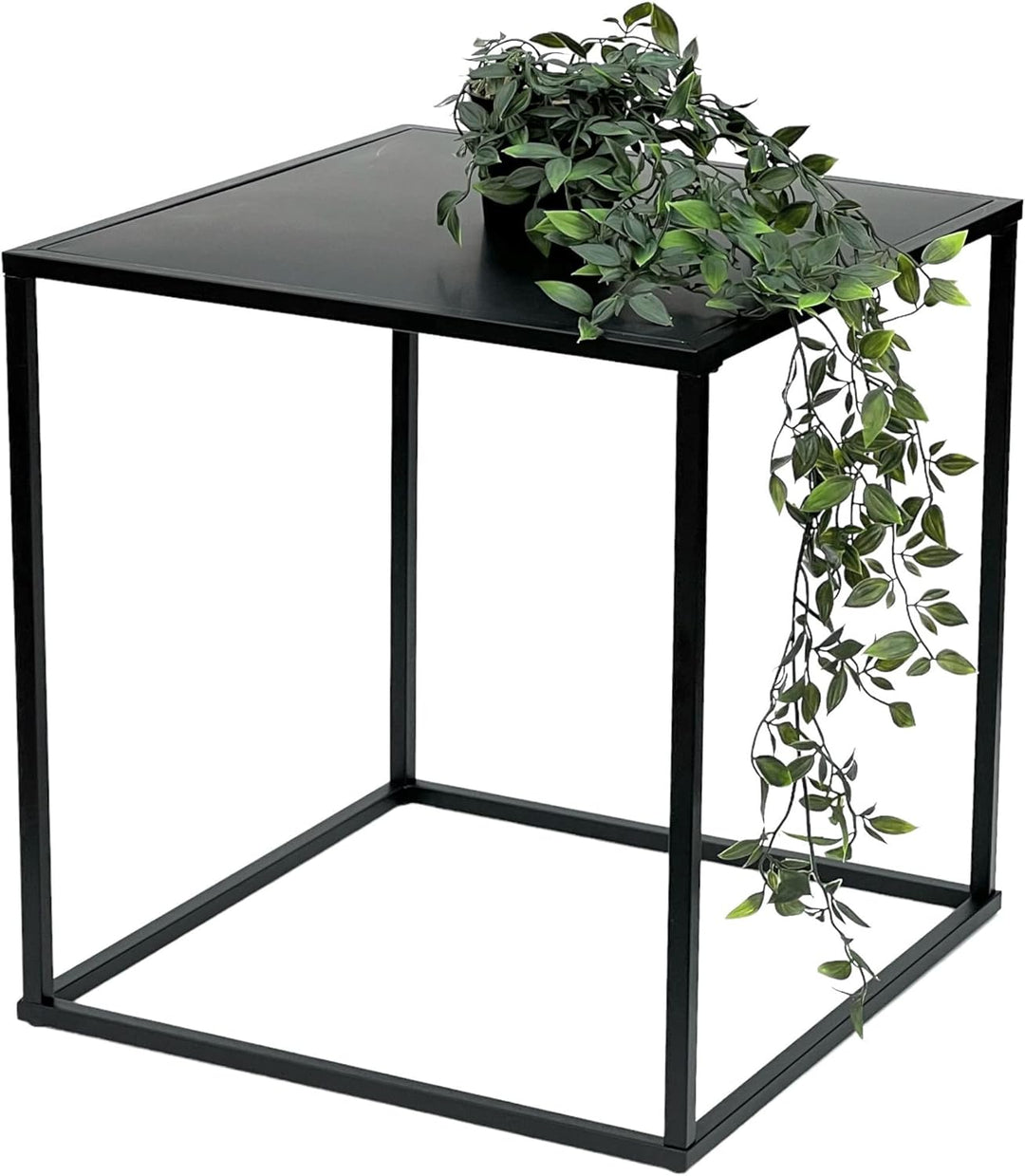 DanDiBo Couchtisch Schwarz Metall S Beistelltisch Wohnzimmer 96252 Tisch Beistelltisch 42 cm Sofatis