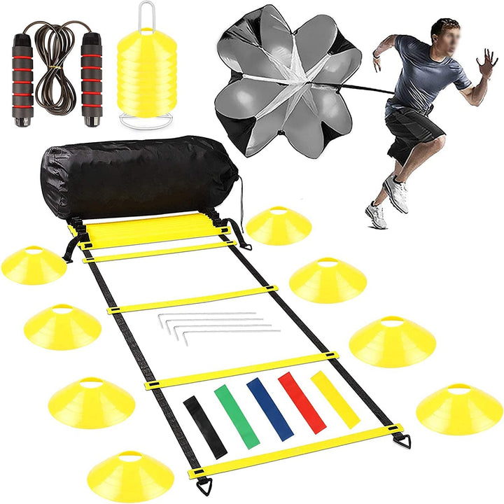 Fussball Trainingsset,Jewaytec Agility Speed Ladder,Koordinationsleiter,Fussball Training Trainingsz