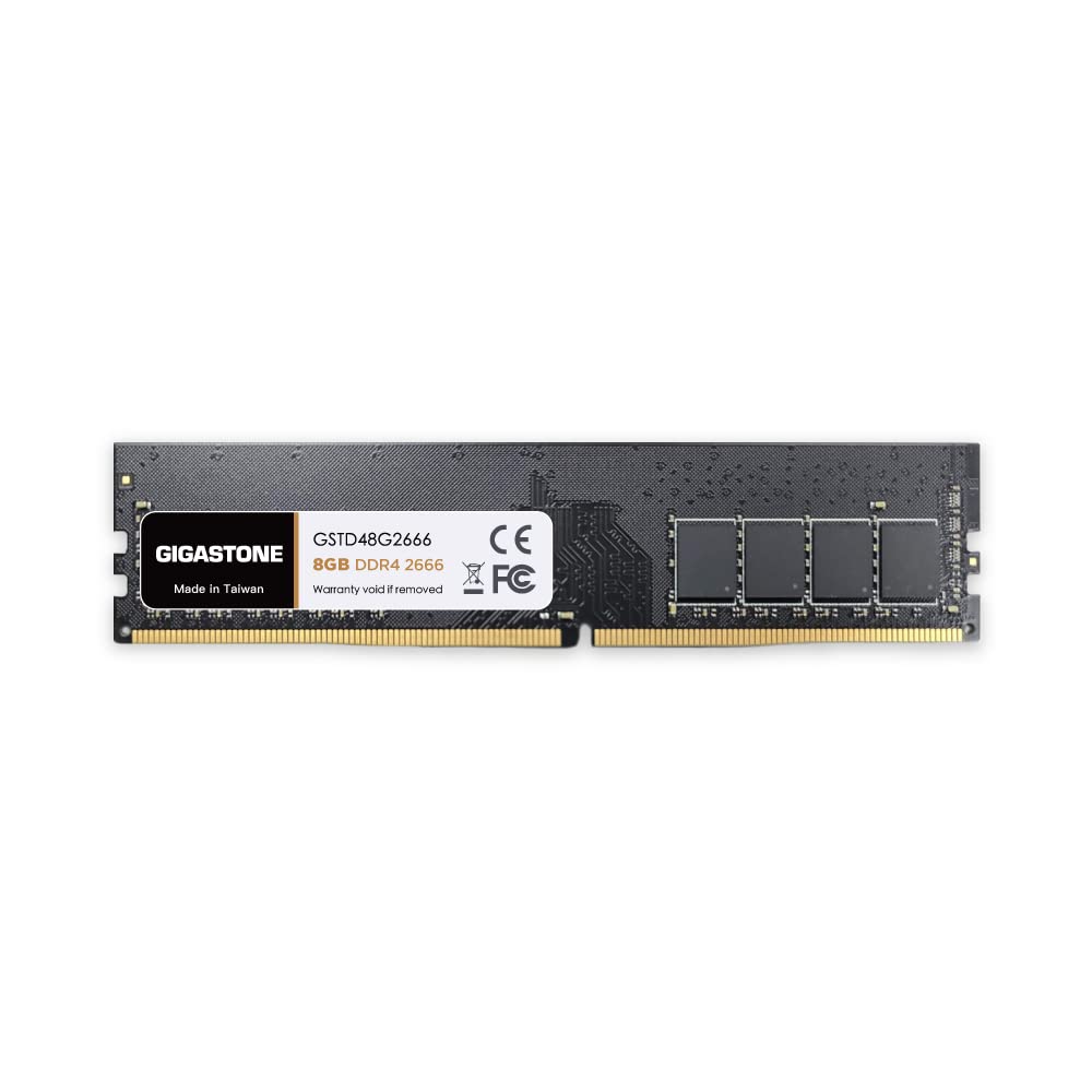 【DDR4 RAM】 GIGASTONE 8GB DDR4 2666MHz (2400MHz or 2133MHz) PC4-21300(PC4-19200/17000) CL19 1.2V UDIM