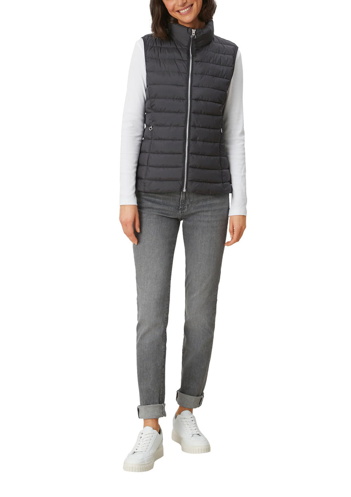 s.Oliver Damen Outdoor Weste 38 Schwarz, 38 Schwarz