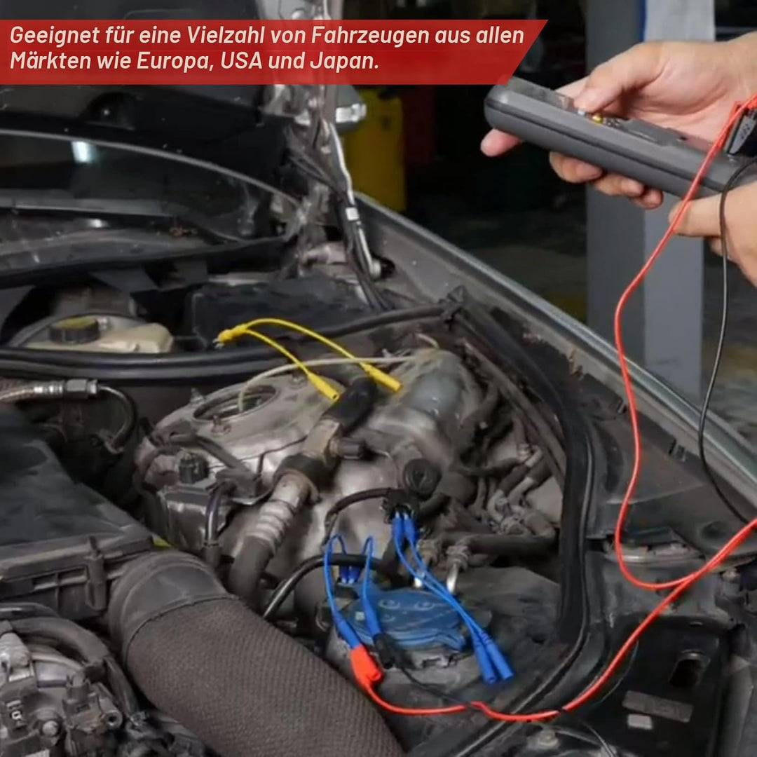 Multimeter Test Leads Set, 92PCS KFZ Fehlerdiagnose Messleitungsset enthält Prüfspitzen, Kabelverbin