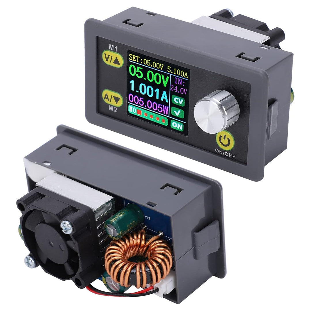 Buck Boost Converter Programmierbares Variables Spannungsmodul Netzteil Converter Farbbildschirm LCD