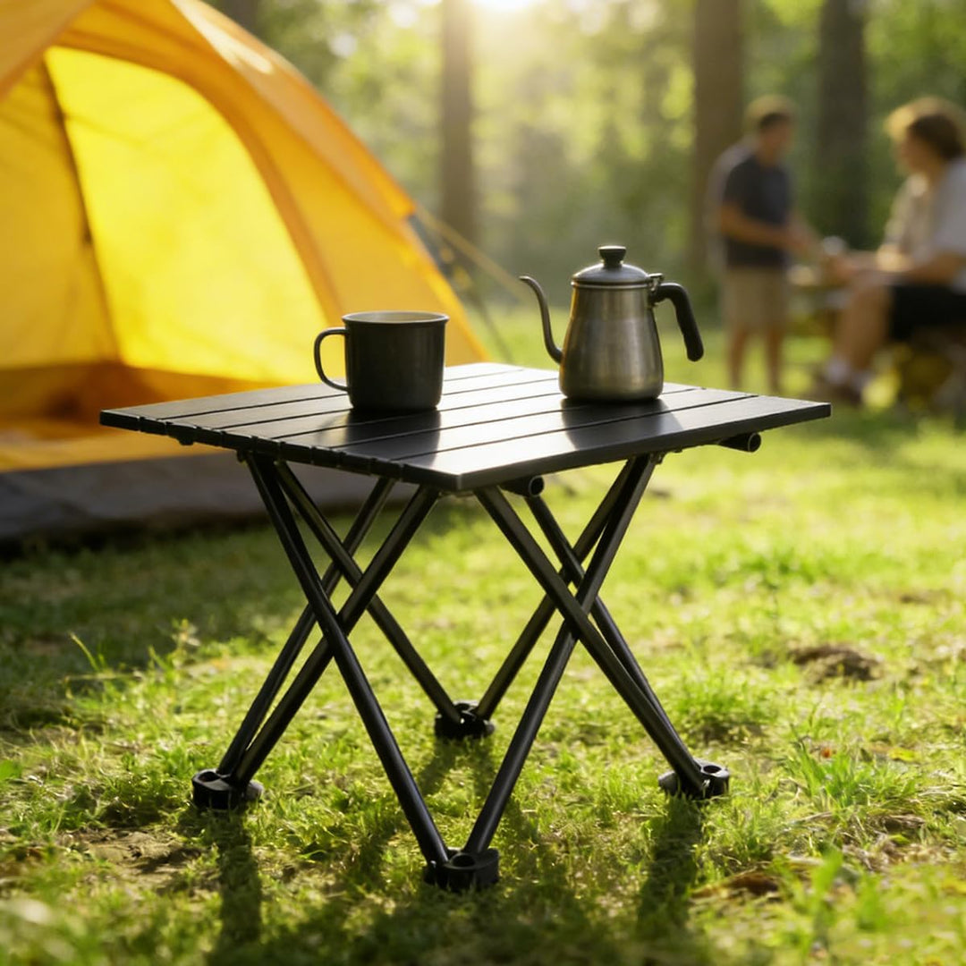 Tragbar Klapptisch, Tragbarer Picknicktisch Faltbar mit Tragetasche, Ultraleichter Campingtisch Klap