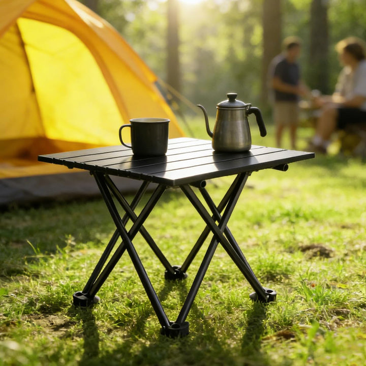 Tragbar Klapptisch, Tragbarer Picknicktisch Faltbar mit Tragetasche, Ultraleichter Campingtisch Klap