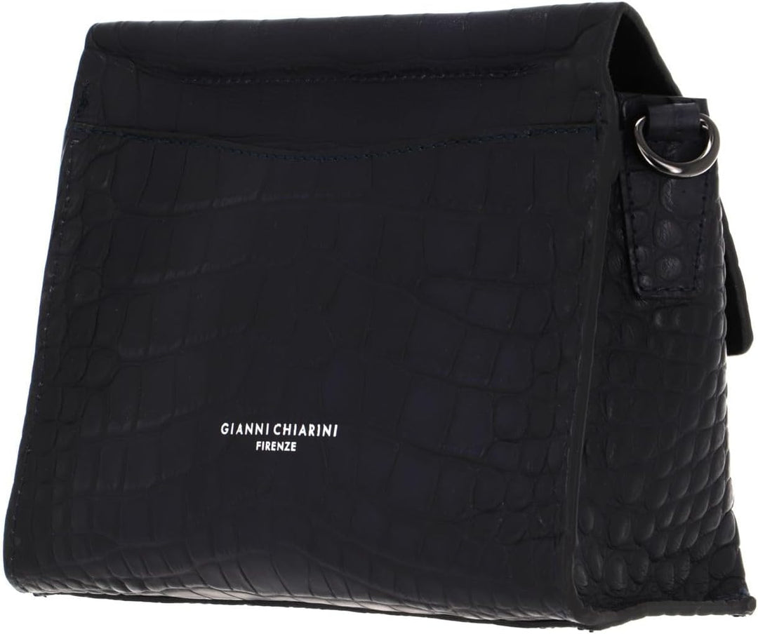 GIANNI CHIARINI Borsa Pellle Crossbody Bag S Blue Wizard