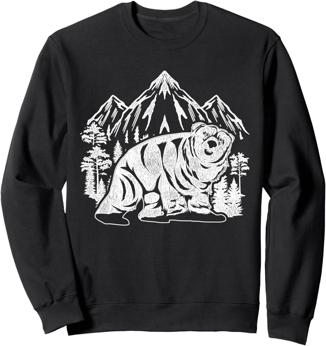 Outdoor Braunbär Wald Tier Grizzlybär Natur Bär Sweatshirt