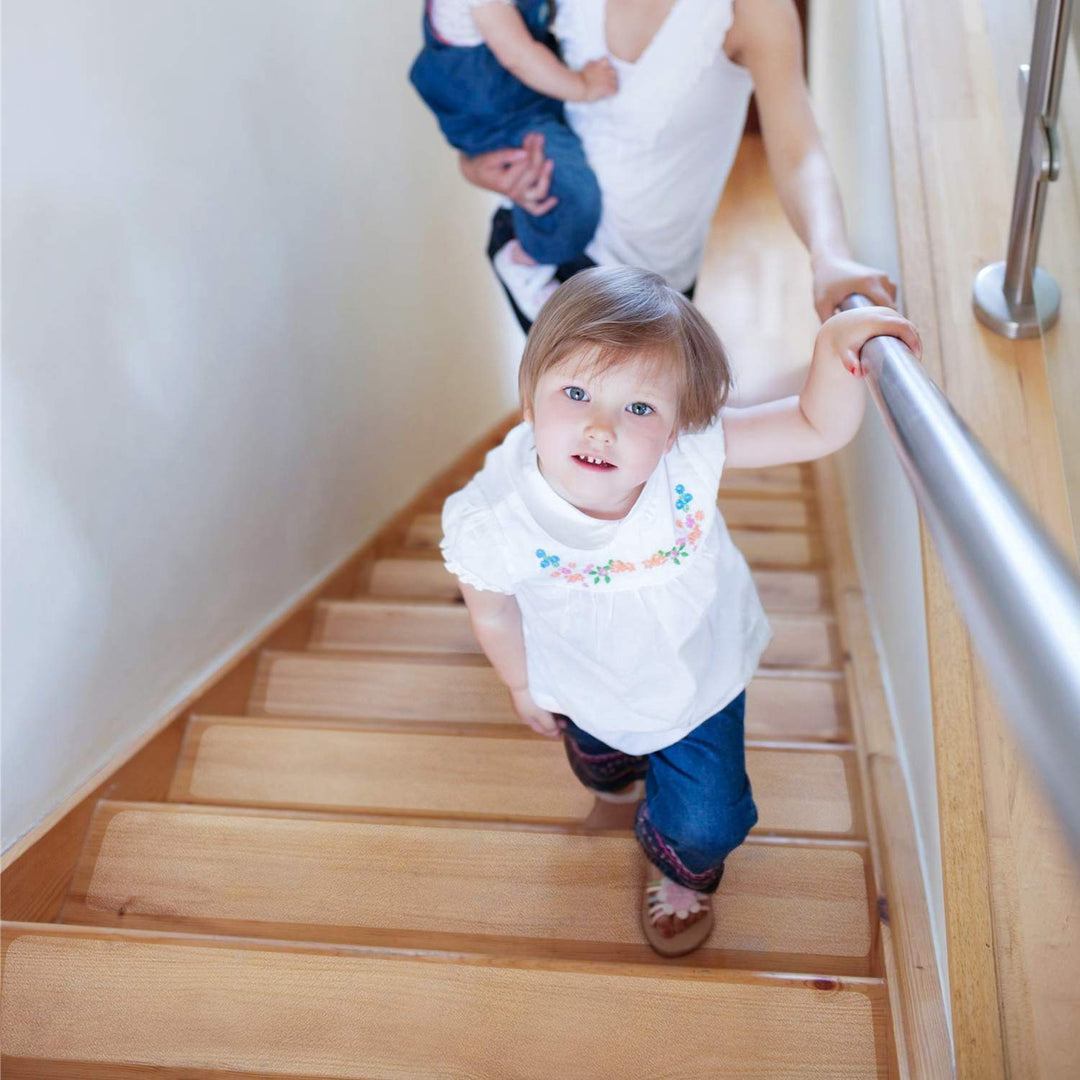 10cm x 60cm Rutschfester Treppen-Klebestreifen Transparent, 15 x Rutschfester, Selbstklebender Stufe