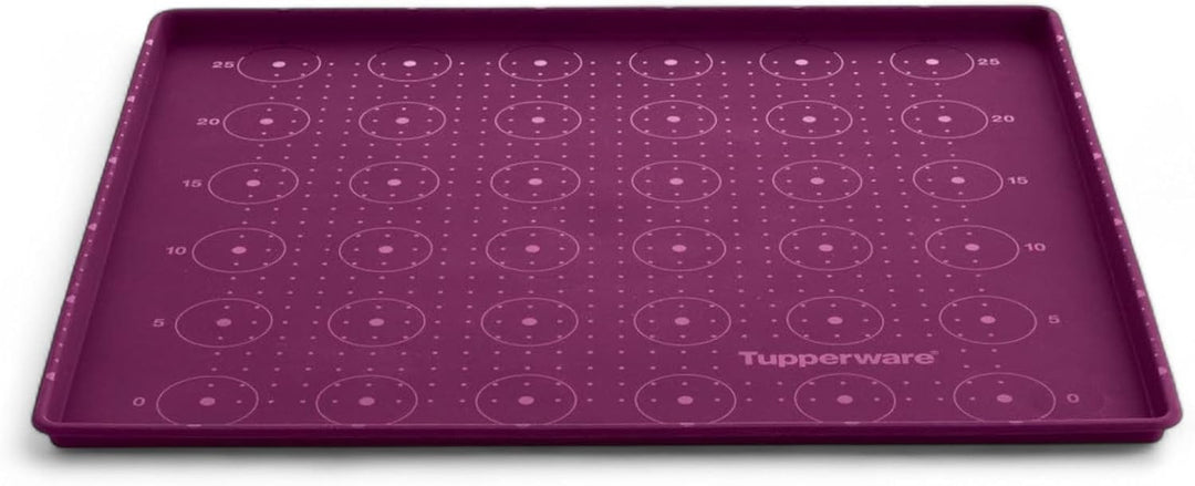 TUPPERWARE Backen Silikon Backunterlage lila Dauer-Backunterlage Teig Easyplus