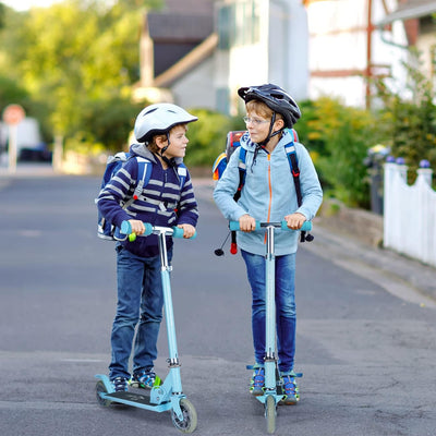 Yuanj Roller Kinder Scooter, Höhenverstellbarer kinderscooter mit LED PU Räder, kinderroller für Mäd