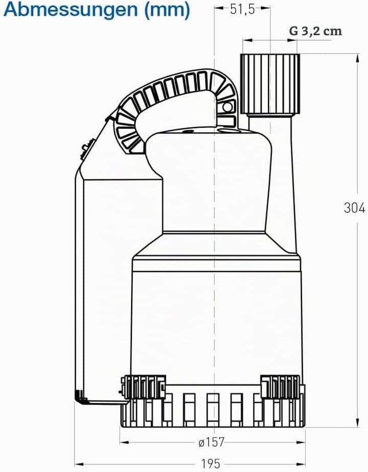 Sulzer ABS-ROBUSTA 200 C WTS Pumpe Tauchpumpe