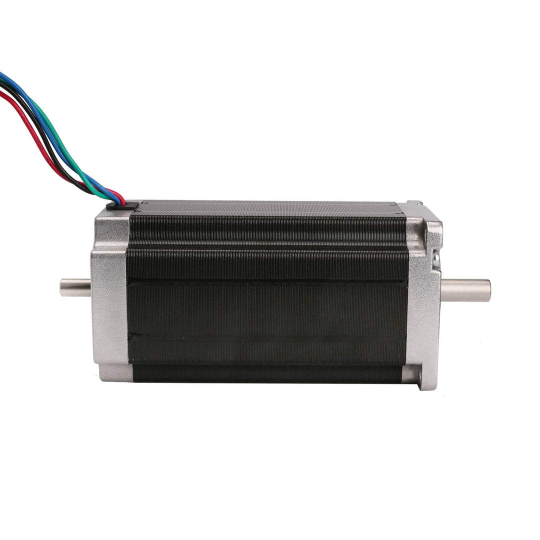 DE-SHIP FREE 1PC 23HS2442B Nema23 Schrittmotor 112mm 425oz-in 4.2A round double Shaft Φ8mm Bipolar 1