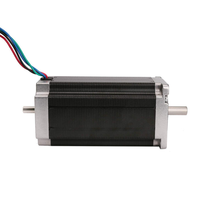 DE-SHIP FREE 1PC 23HS2442B Nema23 Schrittmotor 112mm 425oz-in 4.2A round double Shaft Φ8mm Bipolar 1