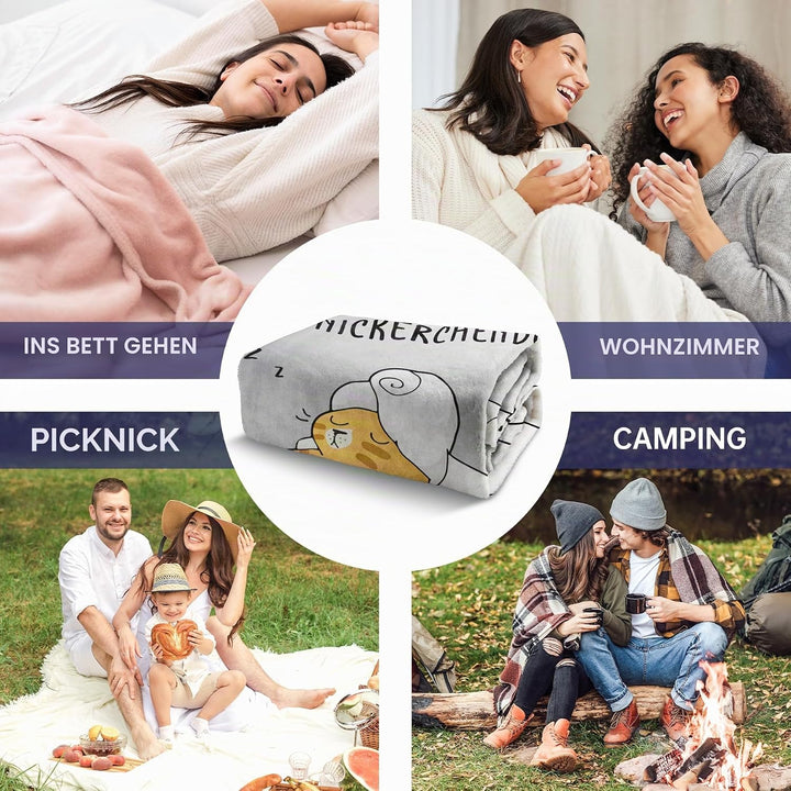 Tante Geschenk, Personalisierte Decke Geburtstagsgeschenk für Tante, Kuscheldecke Flauschige An Mein