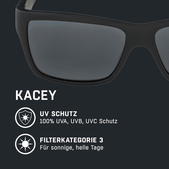 ALPINA KACEY - Verspiegelte und Bruchsichere Sonnenbrille Mit 100% UV-Schutz Für Erwachsene, all bla