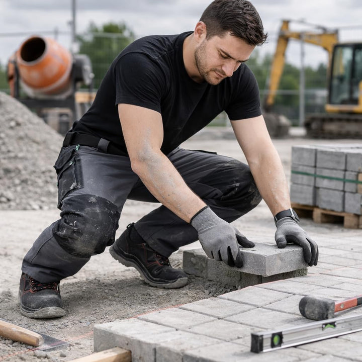 BWOLF Brave Arbeitshosen Männer Arbeitshose Herren Arbeitshose mit multifunktionalen Seitentaschen,