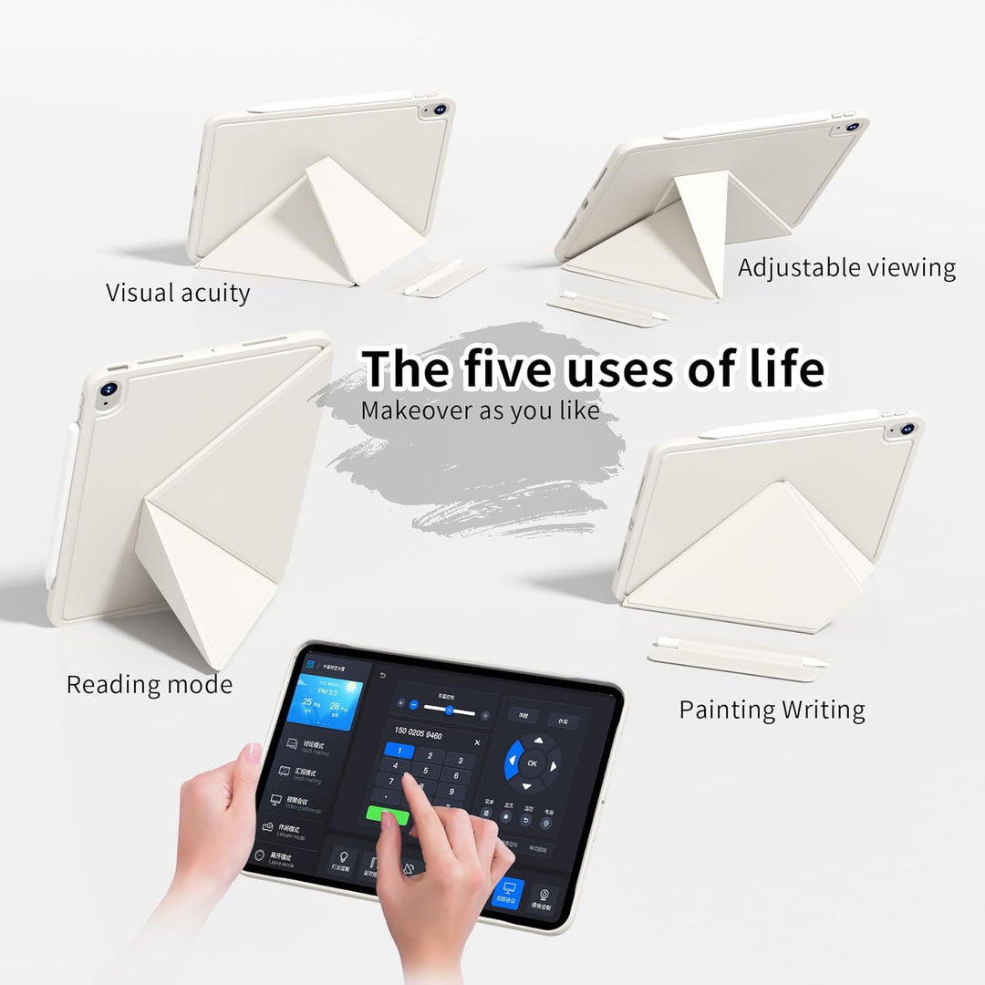Hülle für iPad (A16) 11. Generation 11 Zoll 2025, iPad 10. Gen 10,9 Zoll 2022, Schlanke Magnetische