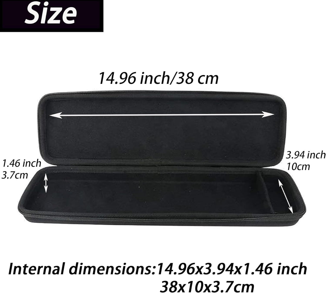 Khanka Hartschalen-Schutzhülle für AKAI Professional Pro LPK25 Wireless Keyboard Master MIDI Bluetoo