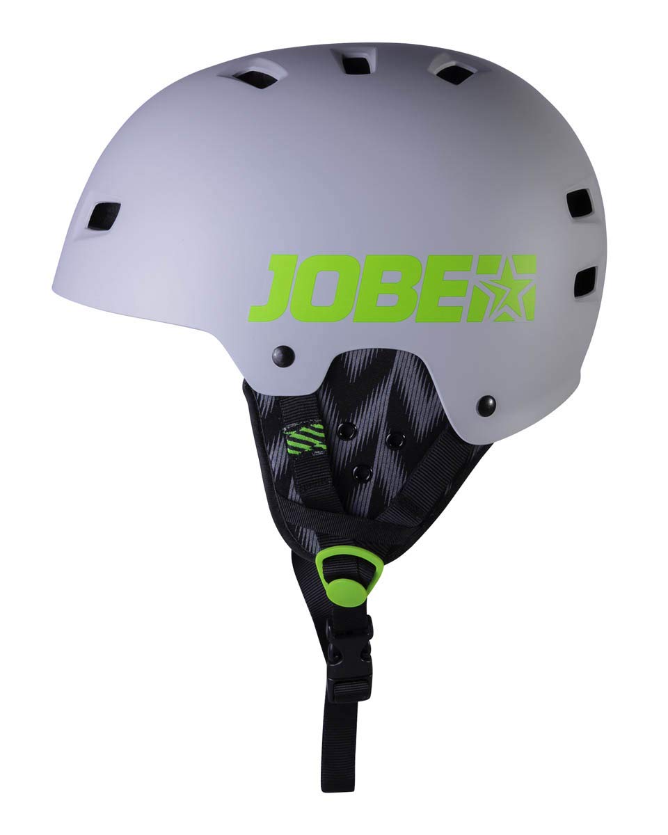 Jobe Base Helm Wakeboard Jetski Kite Waterski Kayak Helmet Cool Gray, M