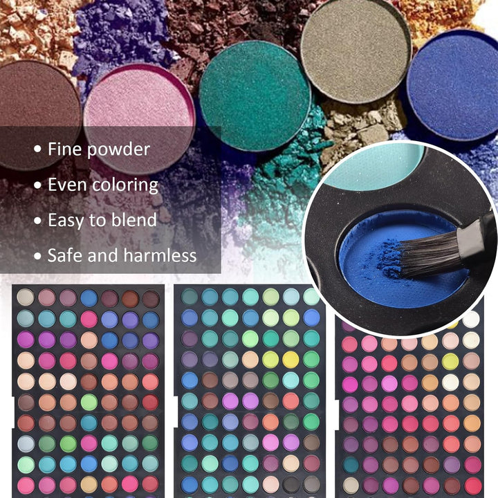 FantasyDay Profi 252 Farben Hochpigmentierte Warme Natürliche Matt Schminke Lidschatten Palette Make