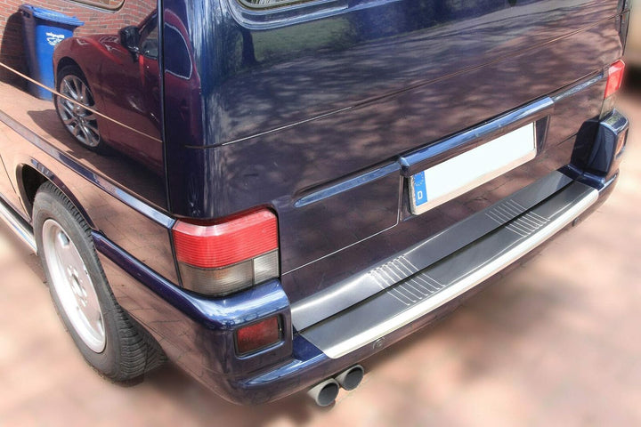 Ladekantenschutz Edelstahl MATT kompatibel für VW T4 FACELIFT 1996-2003 | | mit Abkantung | premium