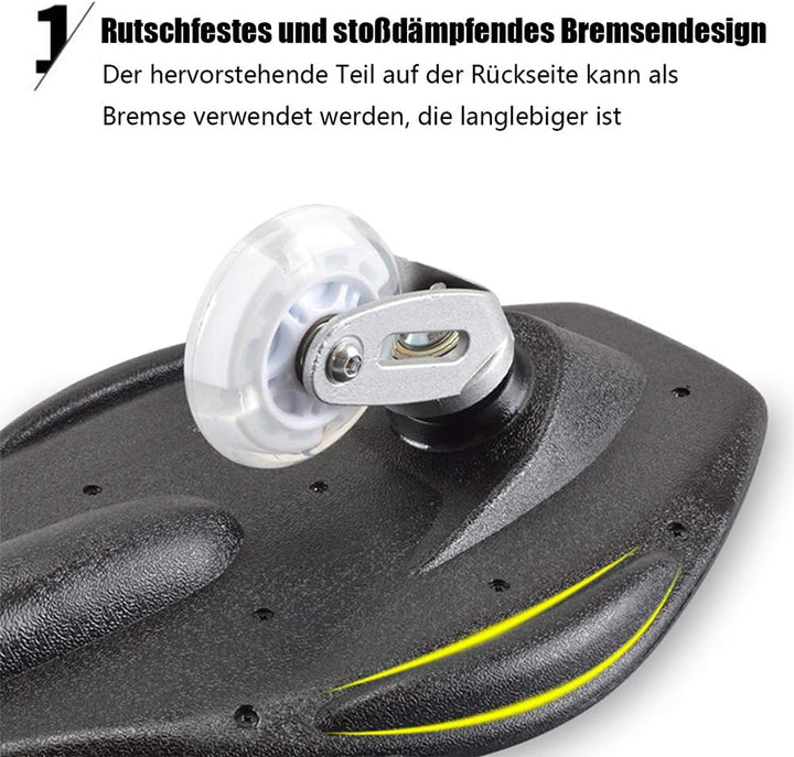 Waveboard Kinder Street Surfen Caster Torsion Skateboard Double Decks Casterboards für Wave/Surf Wav