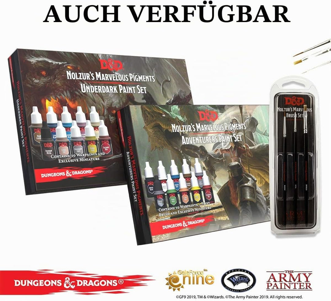 The Army Painter Dungeons and Dragons Nolzur’s Marvelous Pigment Monster Farbset, 36 Acrylfarben, 1