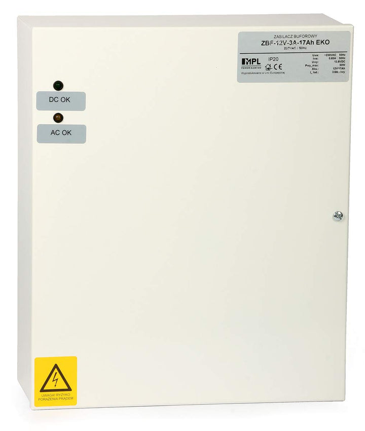Danitech Netzteil Notfall Akkupuffer System UPS/USV mit Bleiakku Ladefunktion 12V/3A für 17Ah (ohne