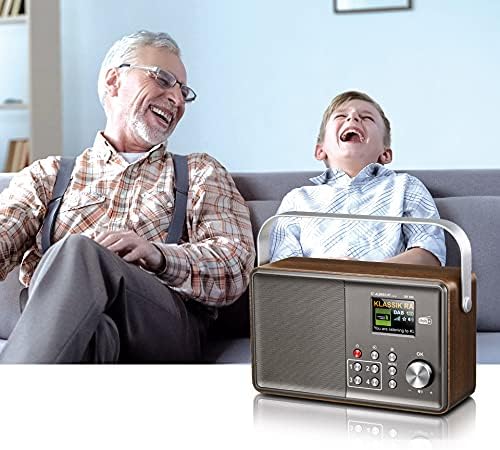 Albrecht DR860 Senior Digitalradio, bedienerfreundliches DAB+ Digitalradio für Jedermann, grosse und