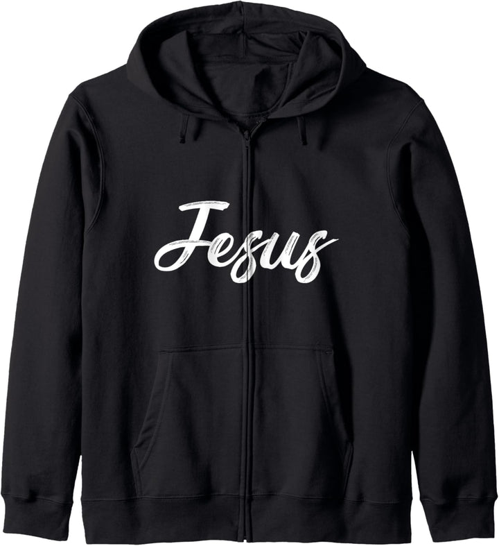 JESUS Design Geschenkidee Damen Geschenk Herren Jesus Kapuzenjacke