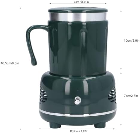 Auto Haushalt Kaltkühlung Heizbecher Einfache Steuerung Gebogener Griff rutschfeste Pads Kaffeewärme