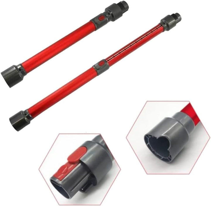 Trade-Shop Teleskoprohr Saugrohr ausziehbar 45cm-70cm Ersatz für Dyson SV10, SV10 Absolute, SV11 Ani