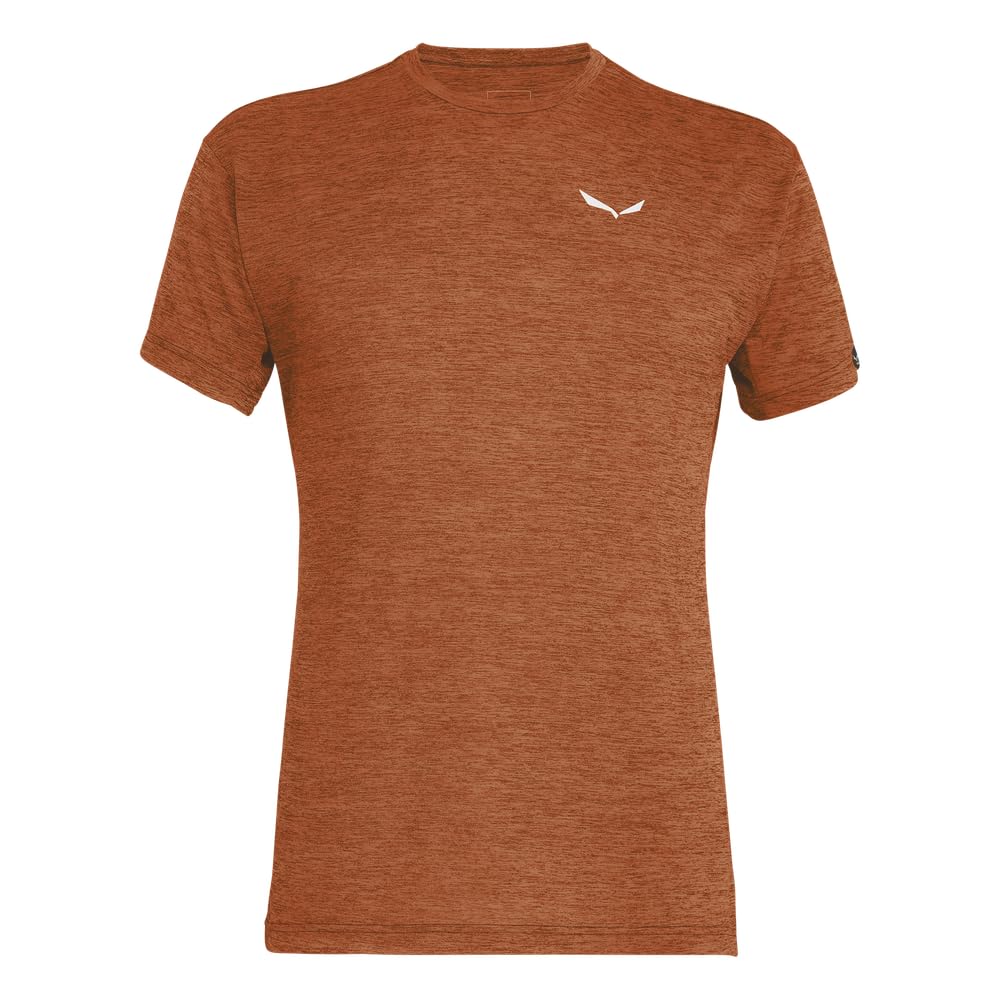 Salewa Puez Melange Dry T-Shirt Herren, M Bombay Brown Melange
