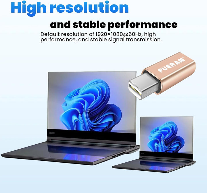 HDMI Dummy Plug Headless Ghost Display Emulator Premium Aluminum PC（Fit Headless-1920x1080 New 4RD@6