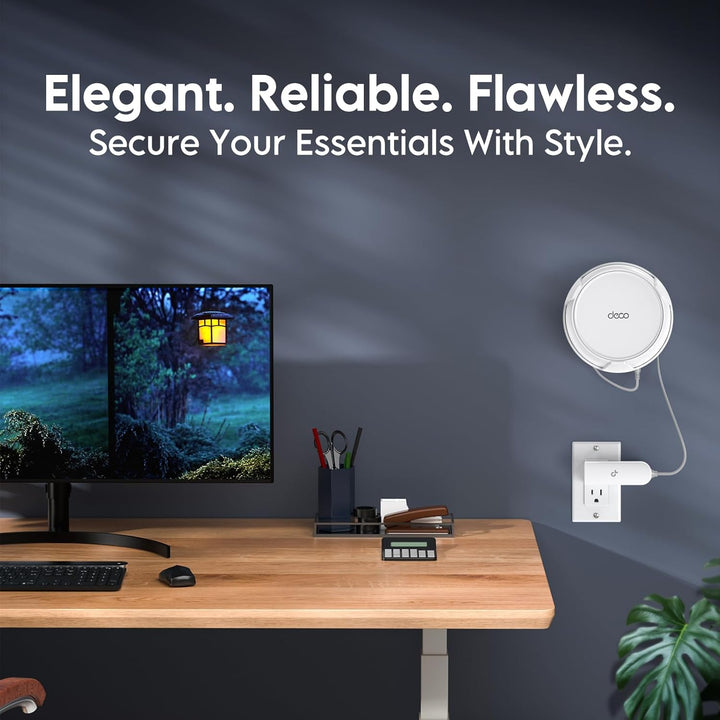 Wandhalterung für TP-Link Deco BE23/BE25/BE3600/BE5000 WiFi 7 Mesh Wi-Fi System – platzsparende Halt
