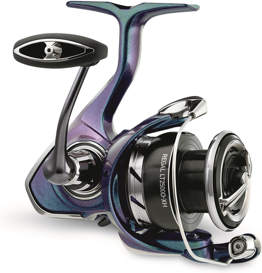 Daiwa Regal LT Deep Spool Spinning Reel for Lakes, Ponds and Rivers Mehrfarbig 4000D-CXH-B, Mehrfarb