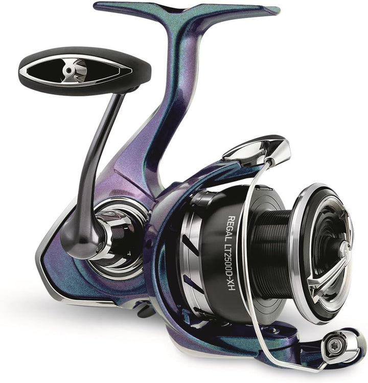 Daiwa Regal LT Deep Spool Spinning Reel for Lakes, Ponds and Rivers Mehrfarbig 4000D-CXH-B, Mehrfarb