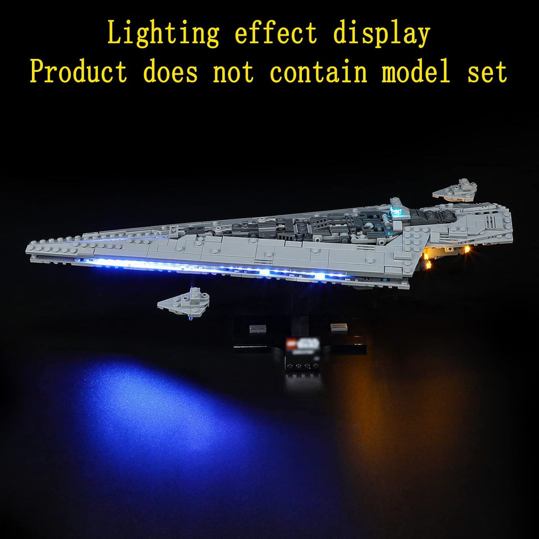 GEAMENT LED Licht-Set Kompatibel mit Lego Supersternzerstörer Executor (Executor Super Star Destroye