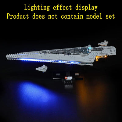 GEAMENT LED Licht-Set Kompatibel mit Lego Supersternzerstörer Executor (Executor Super Star Destroye