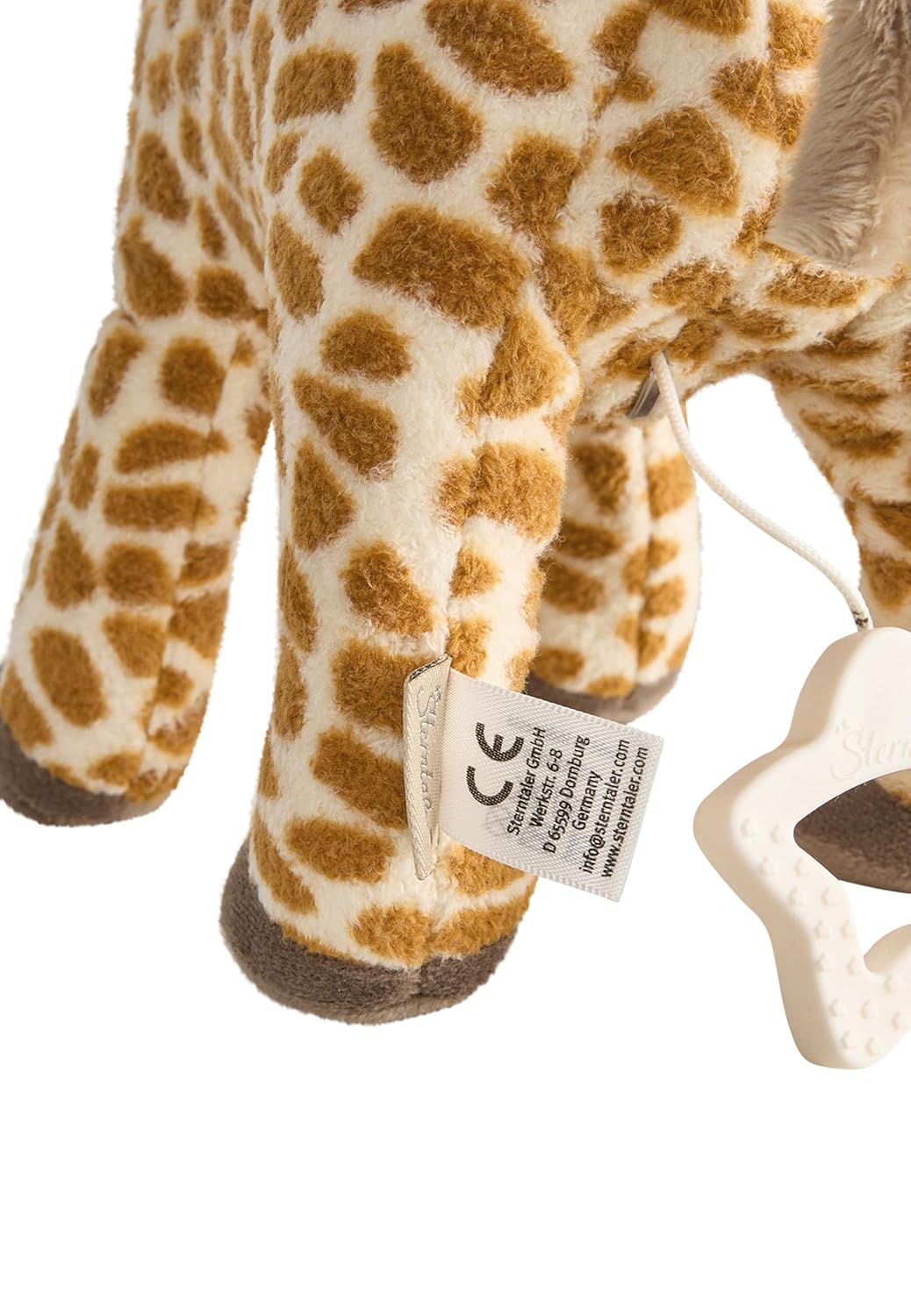 Sterntaler Spieluhr L Giraffe Kaya – aus weichem Plüsch – entnehmbares Spielwerk – Melodie: Brahms W