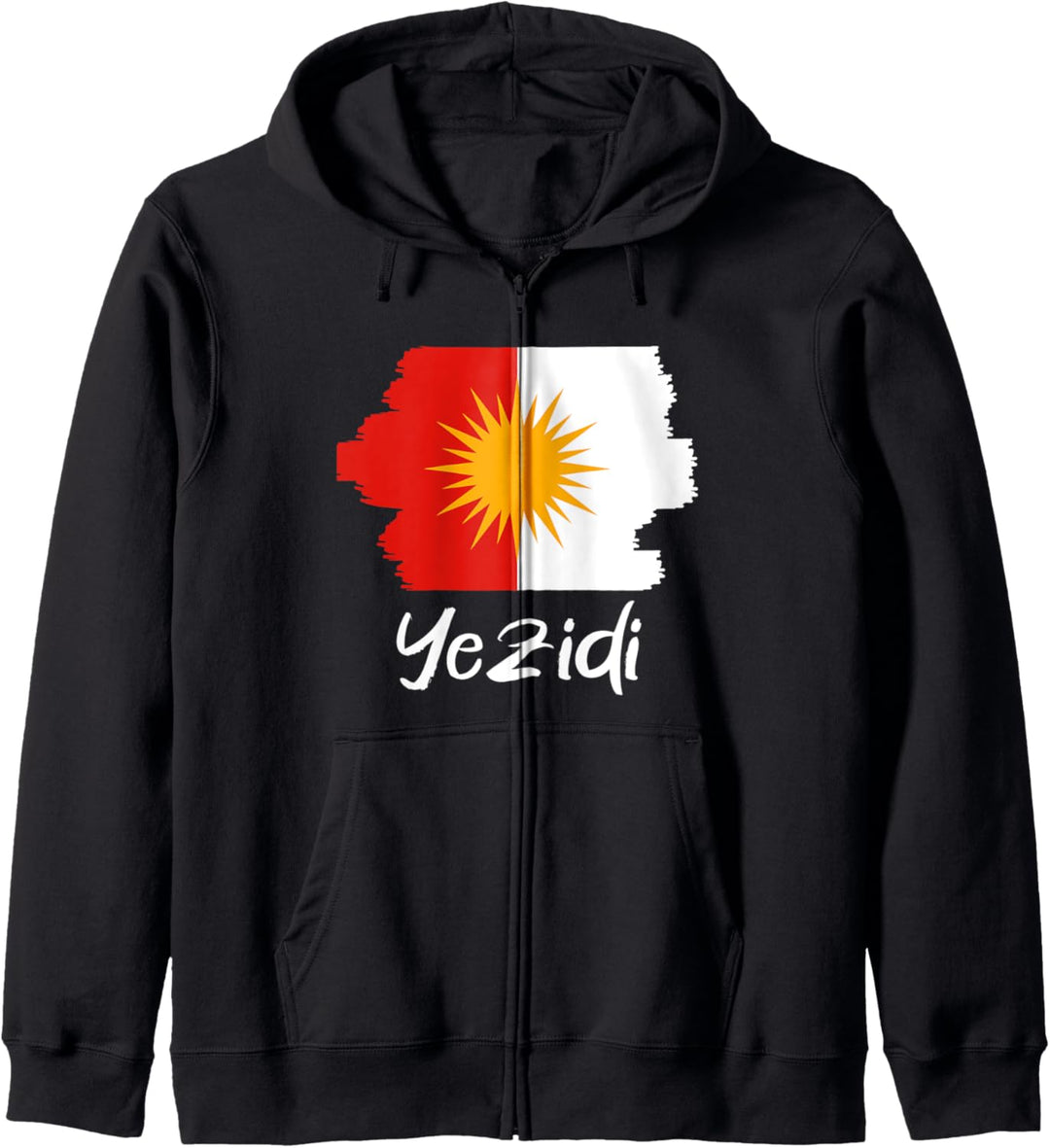 Ezidi Flagge Yezidi Jesiden Yeziden Kapuzenjacke