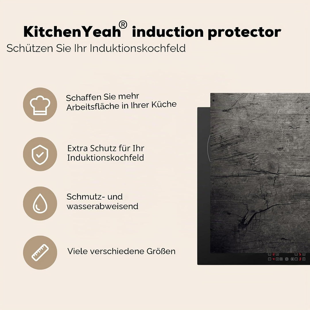 Herdabdeckplatte Einteilig Induktionsmatte Küche Abdeckung Ceranfeld Herd Abdeckplatte Deko Vinyl Ma