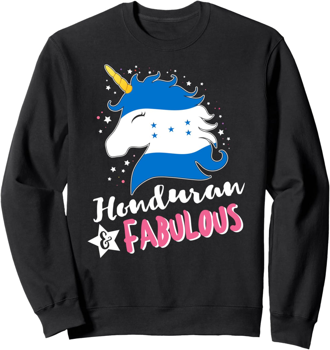 Honduranisches Einhorn Flagge von Honduras Sweatshirt