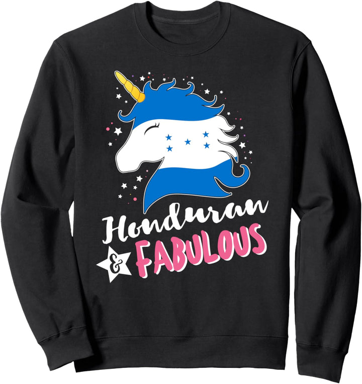 Honduranisches Einhorn Flagge von Honduras Sweatshirt