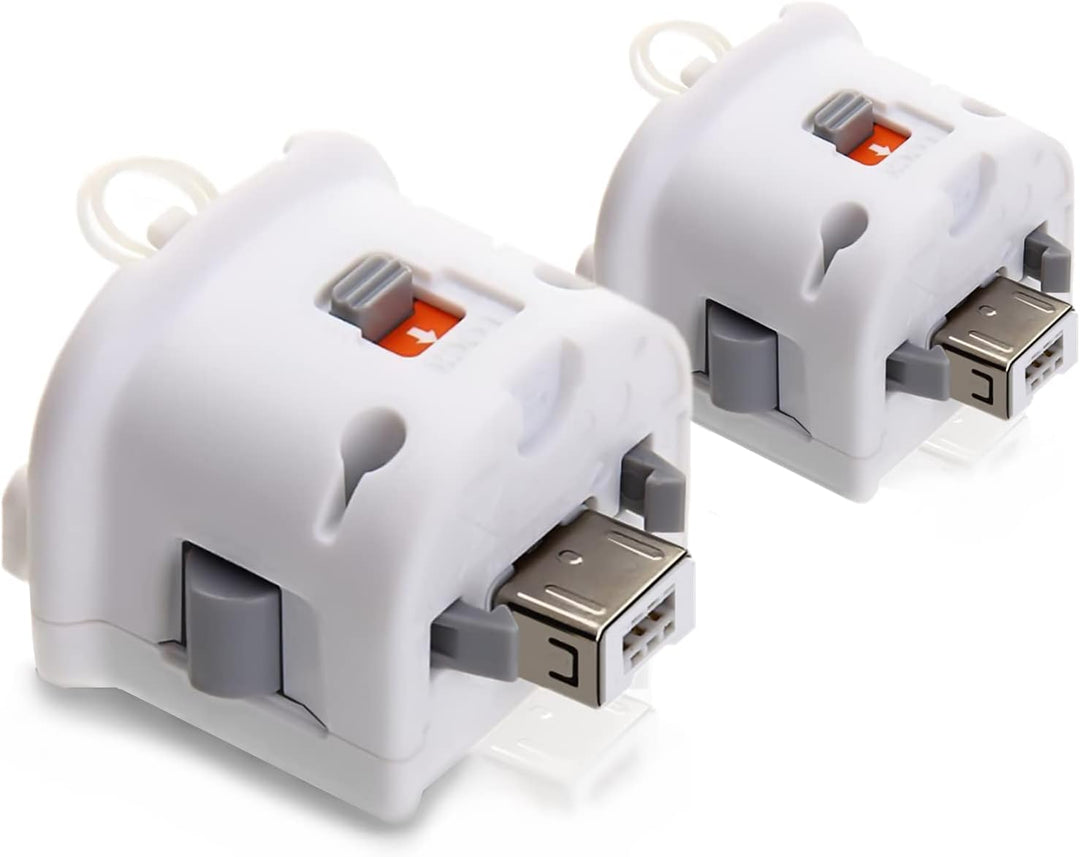 Zerone Motion Plus Adapter mit Silikonhülle für Wii Remote Motion Plus Sensor Controller, Zubehör fü