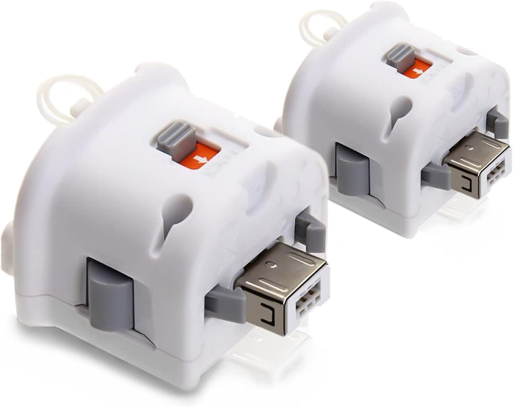 Zerone Motion Plus Adapter mit Silikonhülle für Wii Remote Motion Plus Sensor Controller, Zubehör fü